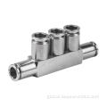 Parker Pneumatic Fitting for Food Industry Stainless steel five way manifold fitting Manufactory